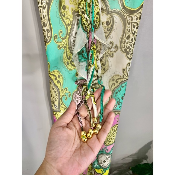 Anthropologie Yoana Baraschi Print Maxi Ruffle Dress - Picture 2 of 9